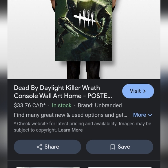 Dead By Daylight 6 Posters - Picture 4 of 12